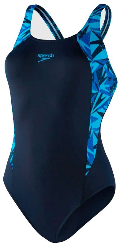 Купальник слитный Speedo синий купить,25900