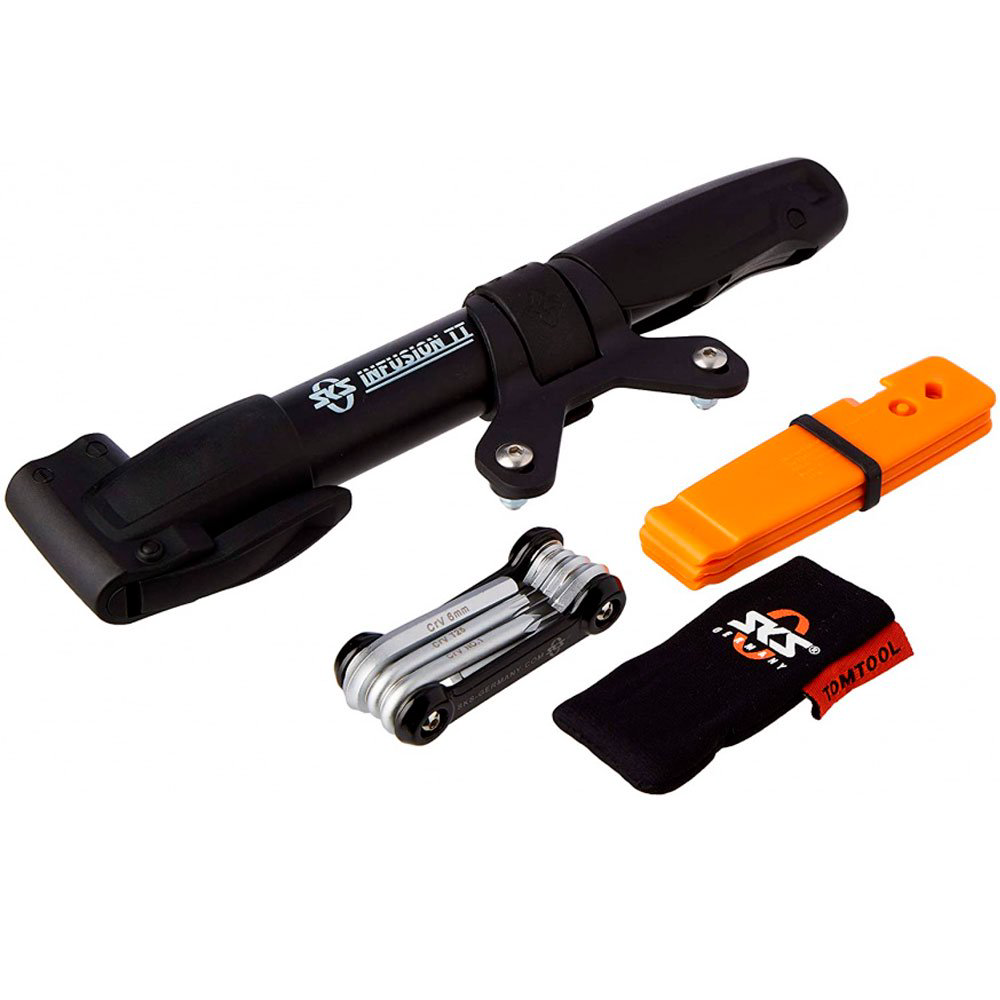 Насос SKS Combo-Set Infusion TT Tom7 Tyre Levers 11598 черный купить,NaN