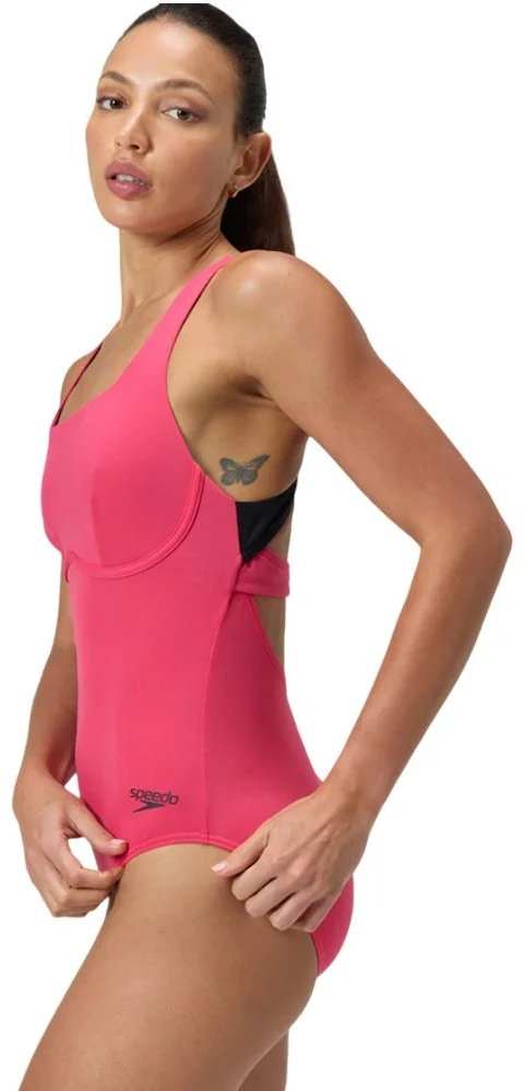 Купальник слитный Speedo розовый