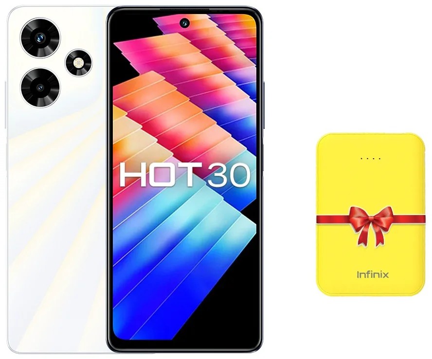 Смартфон Infinix Hot 30 8/256Gb Sonic White + подарок купить,NaN