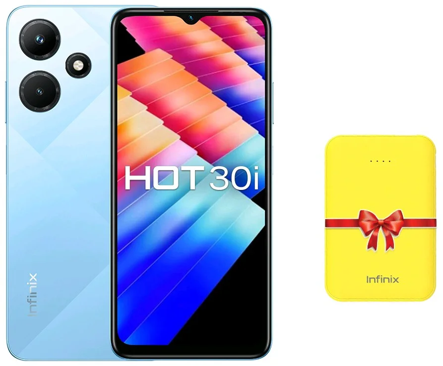 Смартфон Infinix Hot 30i 8/128Gb Glacier Blue + подарок купить,NaN