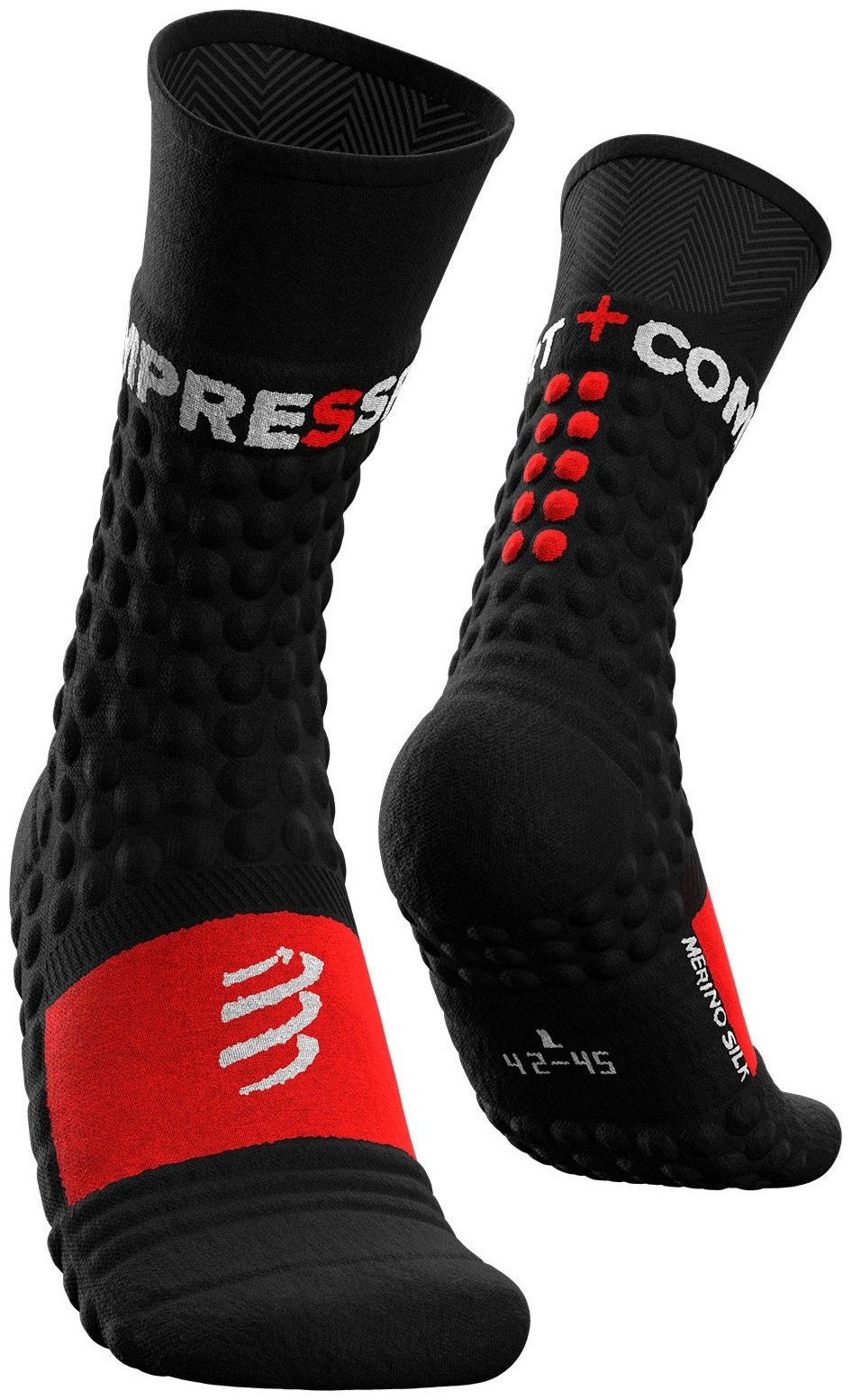 Носки Compressport 1 пара черный T2 купить,NaN