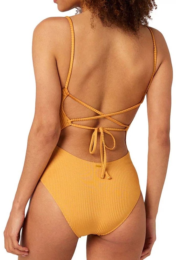 Купальник слитный Rip Curl золотистый купить,NaN