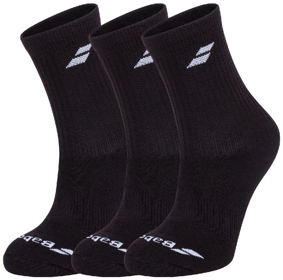 Носки Babolat 3 пары черный 35-38 купить,NaN