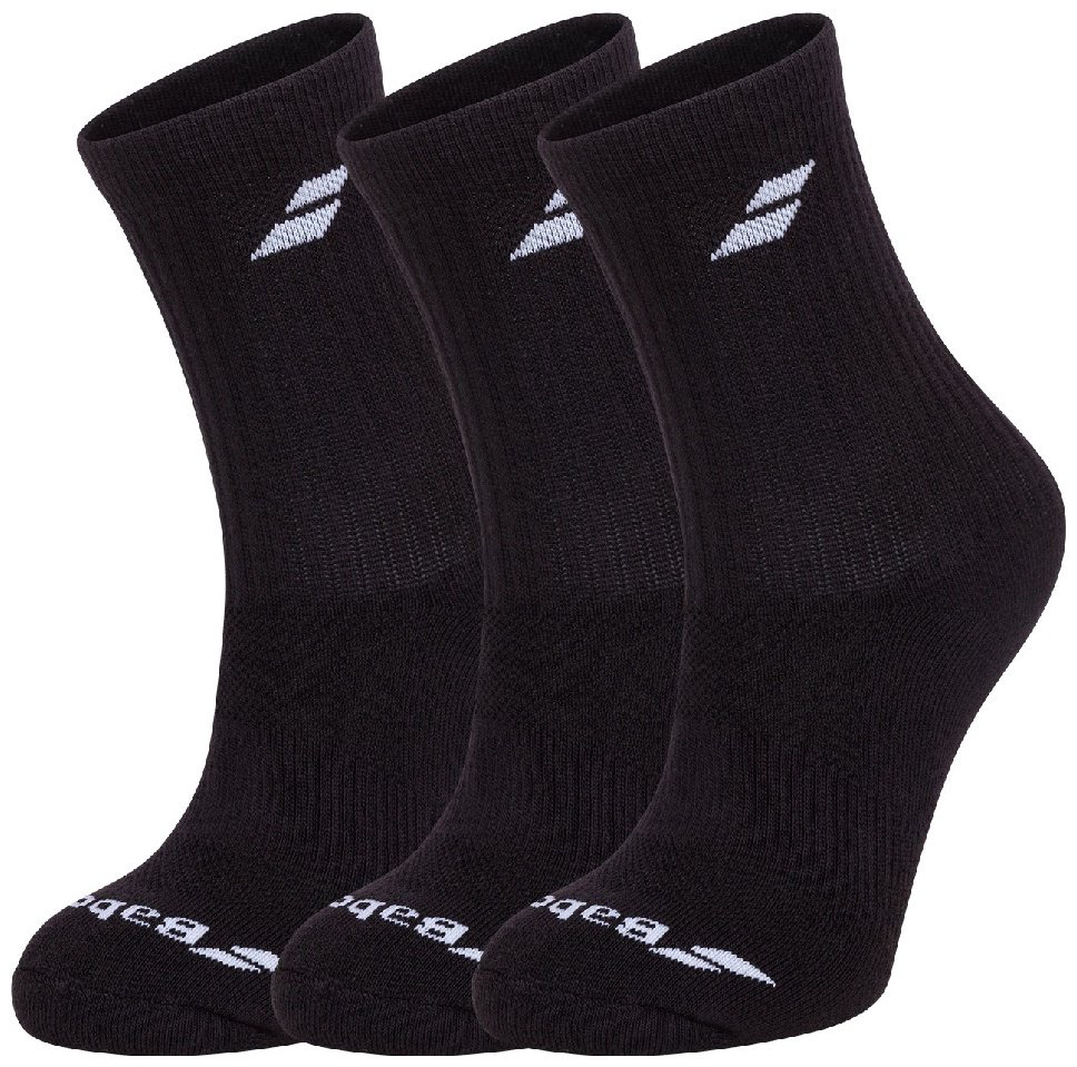 Носки Babolat 3 пары черный 35-38 купить,NaN