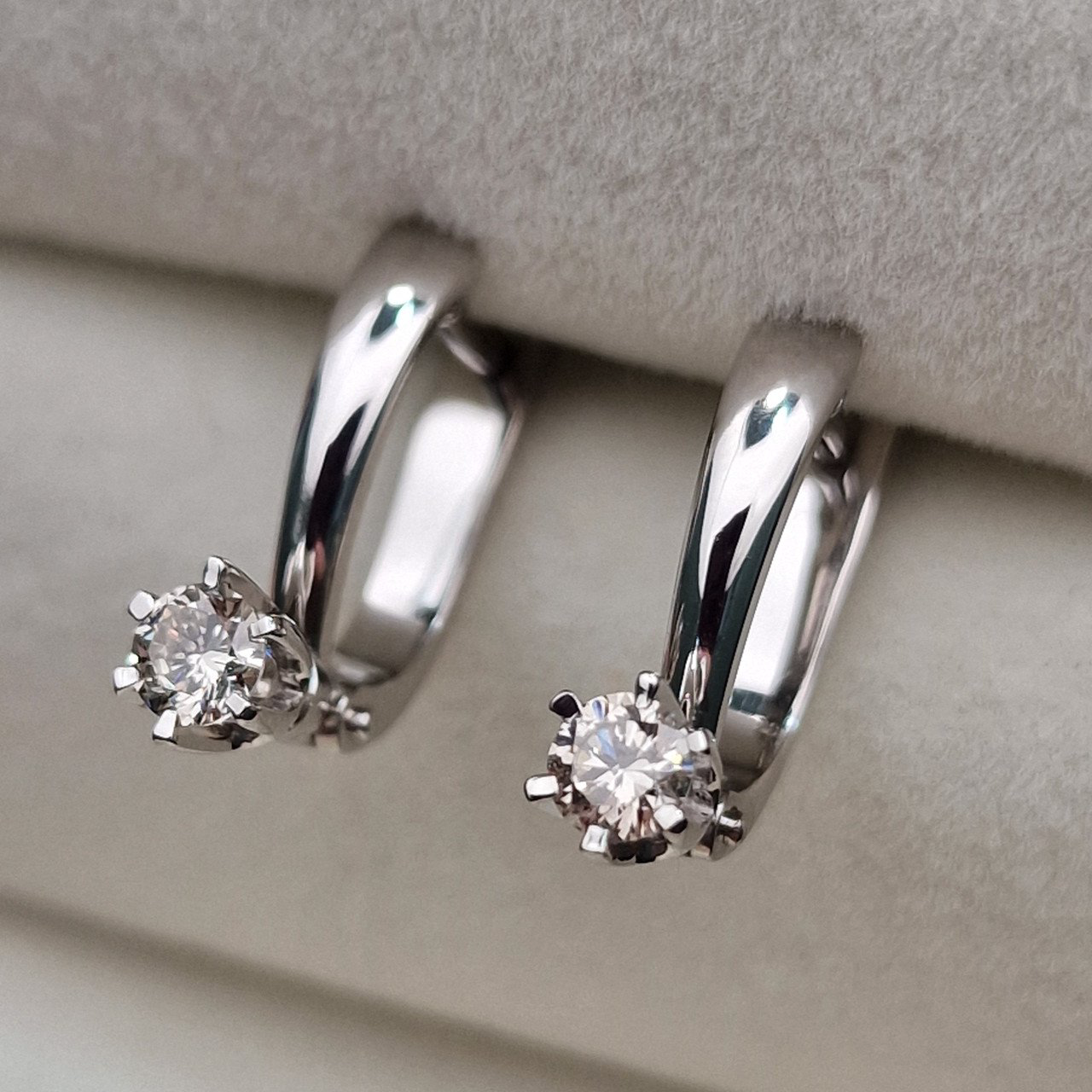 Серьги Deimantas 100597013 3,01гр 0,366ct. купить,NaN