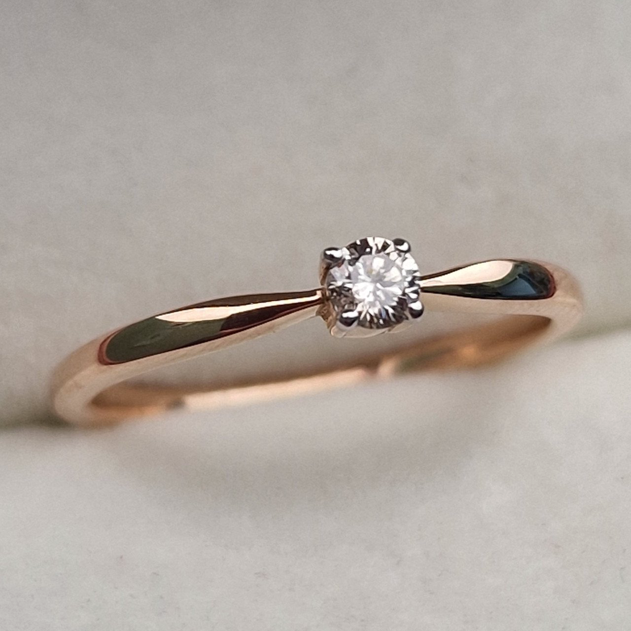 Кольцо Deimantas 100656619 16,5р 1,79гр 0,105ct. купить,NaN