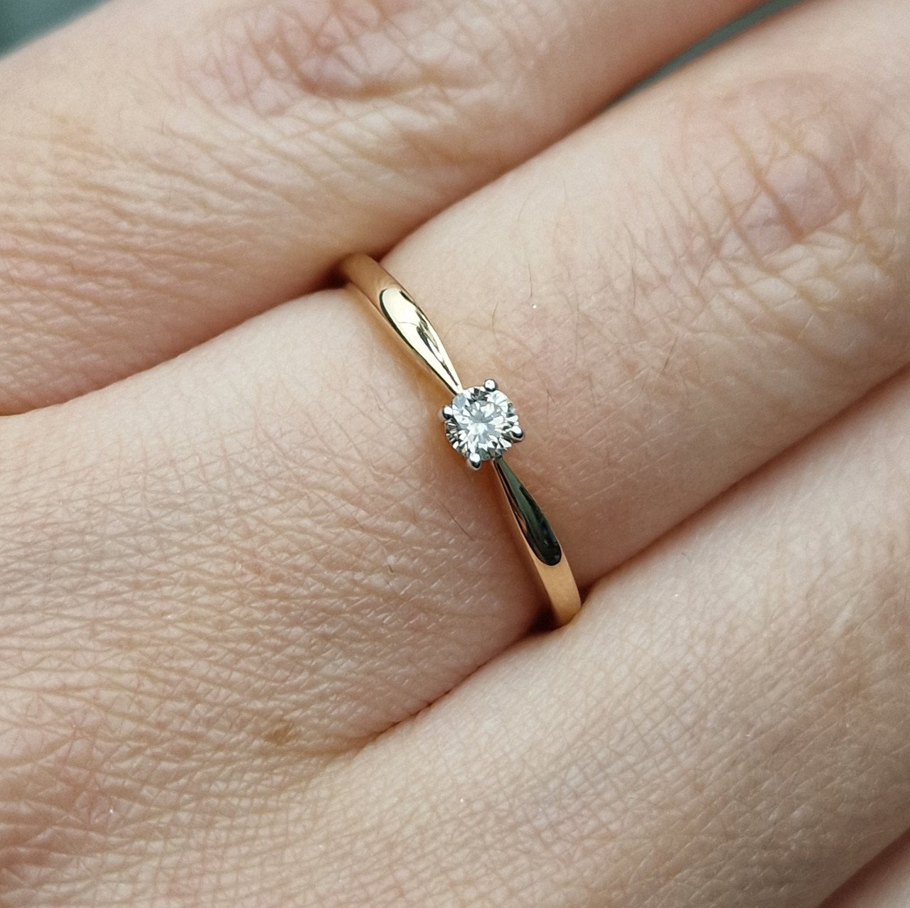 Кольцо Deimantas 100656619 16,5р 1,79гр 0,105ct. купить,NaN