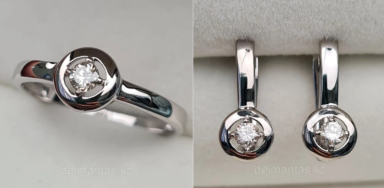Комплект Deimantas 100709063 0,12ct 0,24ct. купить,NaN