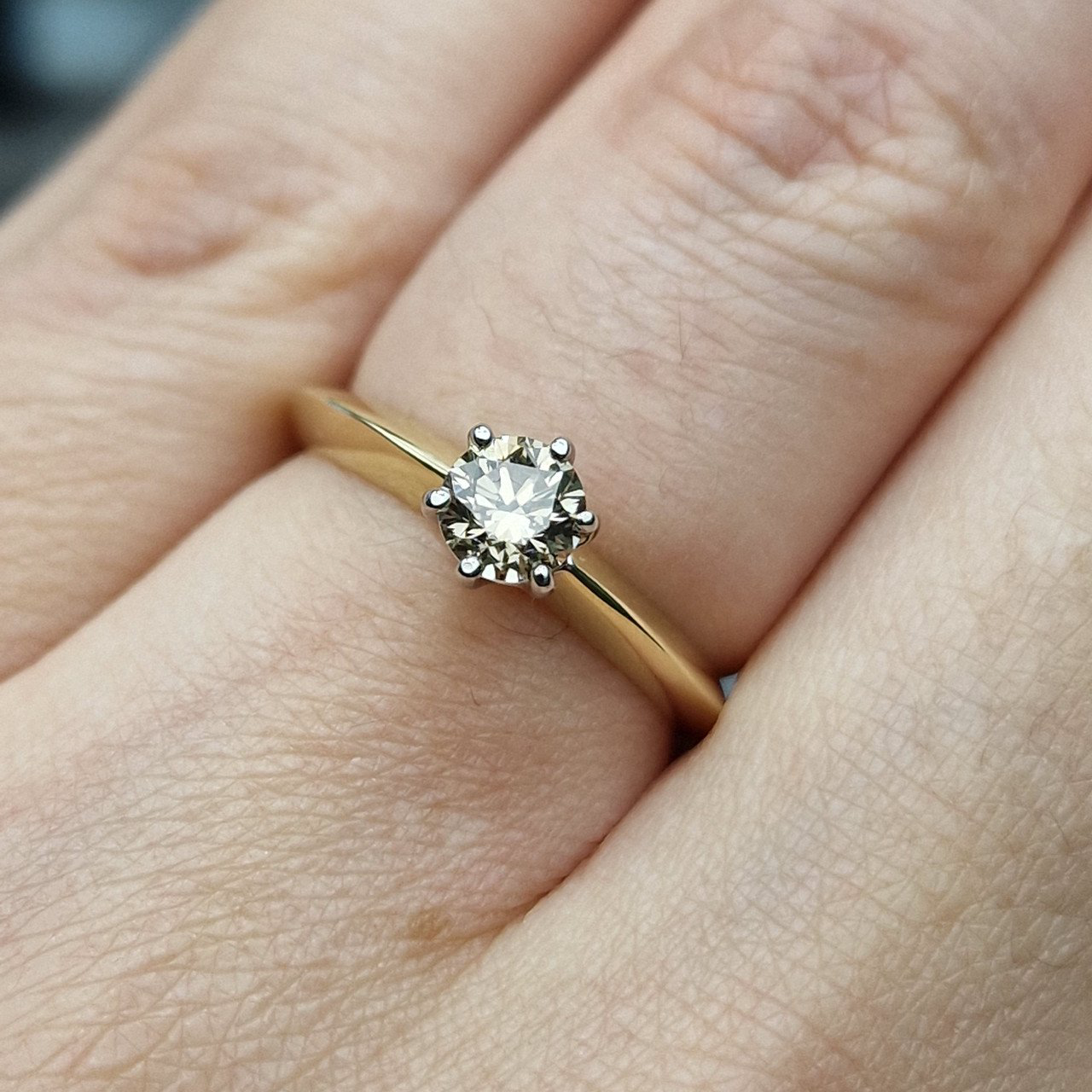 Кольцо Deimantas 100685992 16,7р 2,55гр 0,485ct. купить,NaN