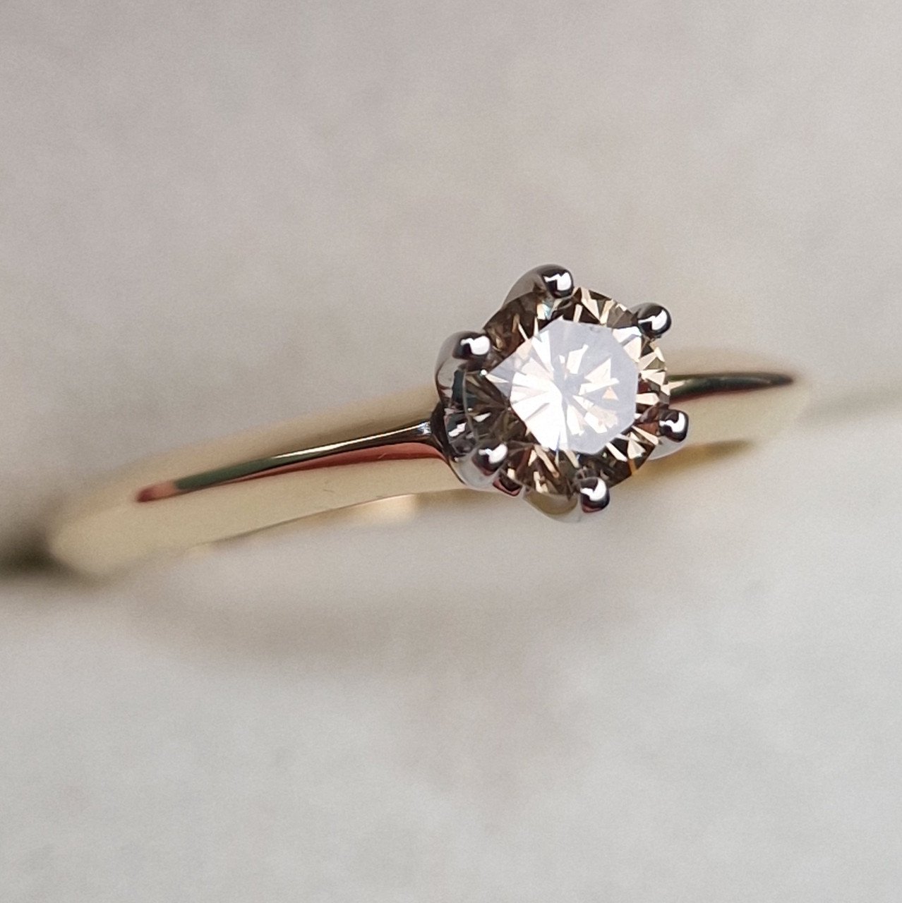 Кольцо Deimantas 100685999 17,5р 2,52гр 0,445ct.