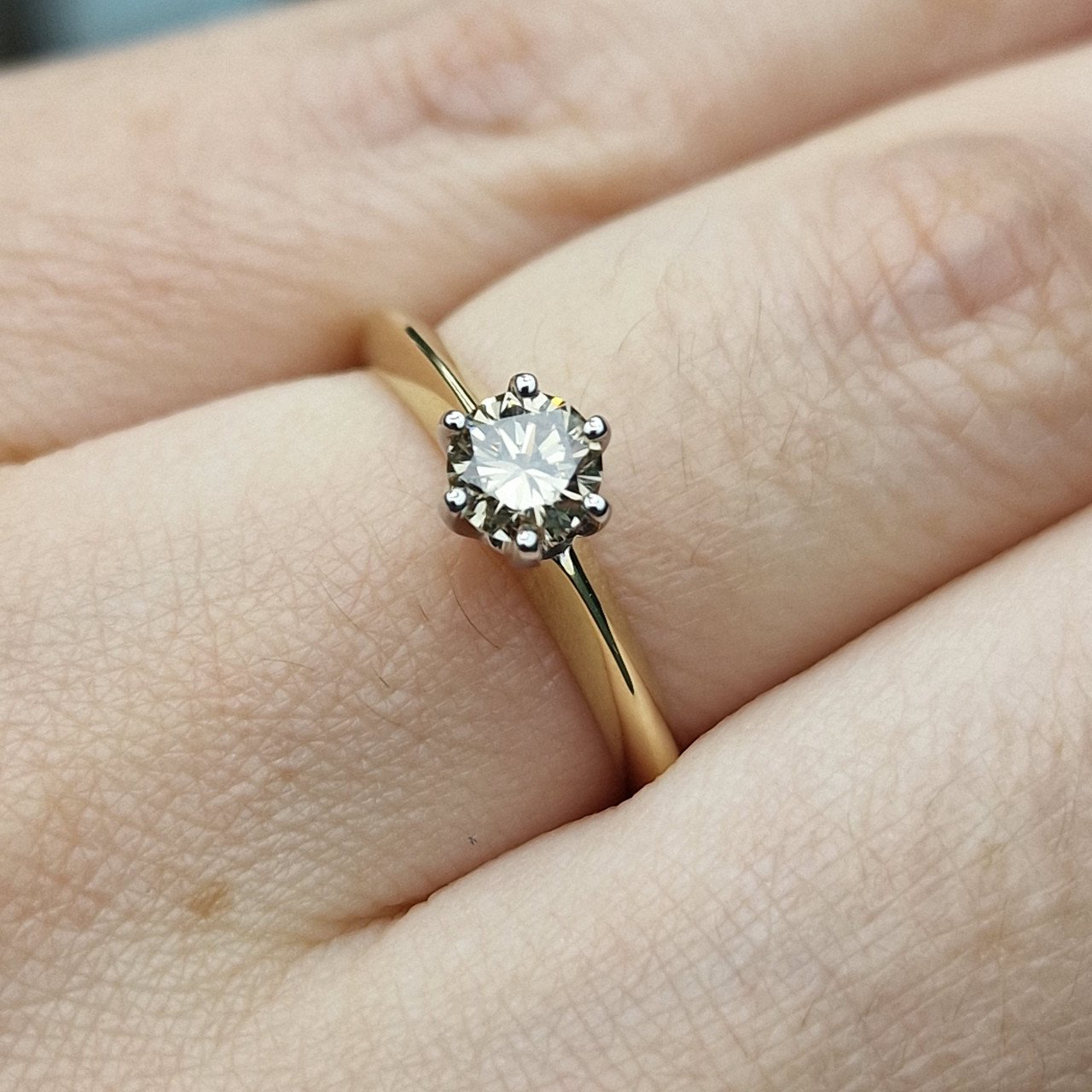 Кольцо Deimantas 100685999 17,5р 2,52гр 0,445ct. купить,367000