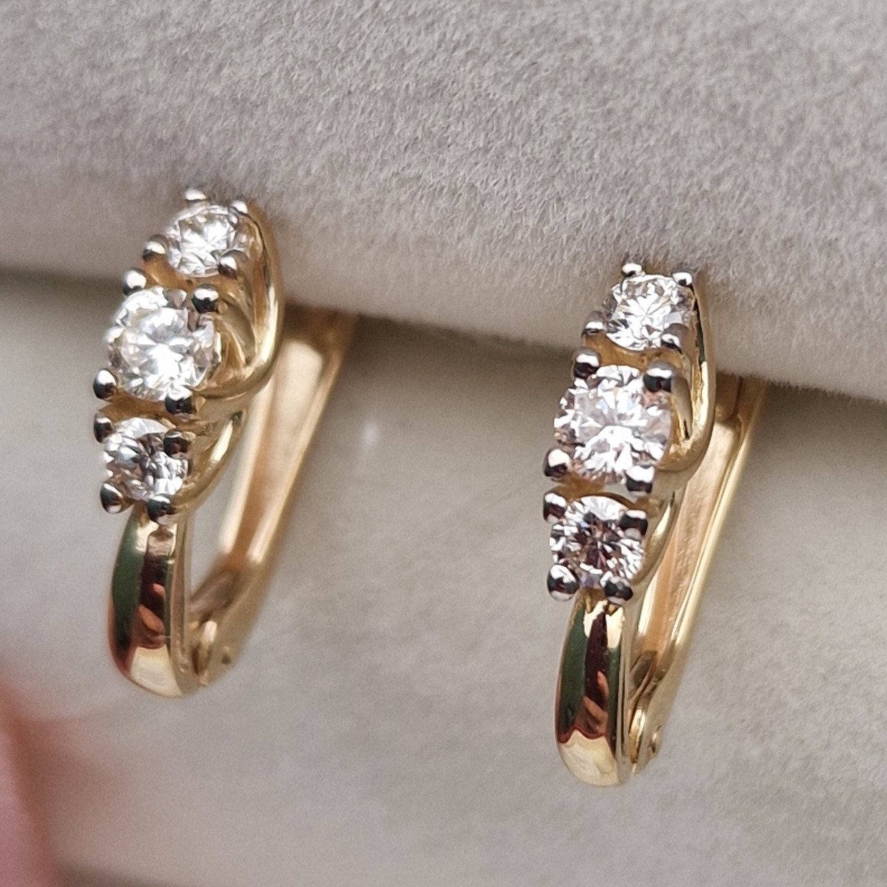Серьги Deimantas 101075313 2,07гр 0,42ct. купить,NaN