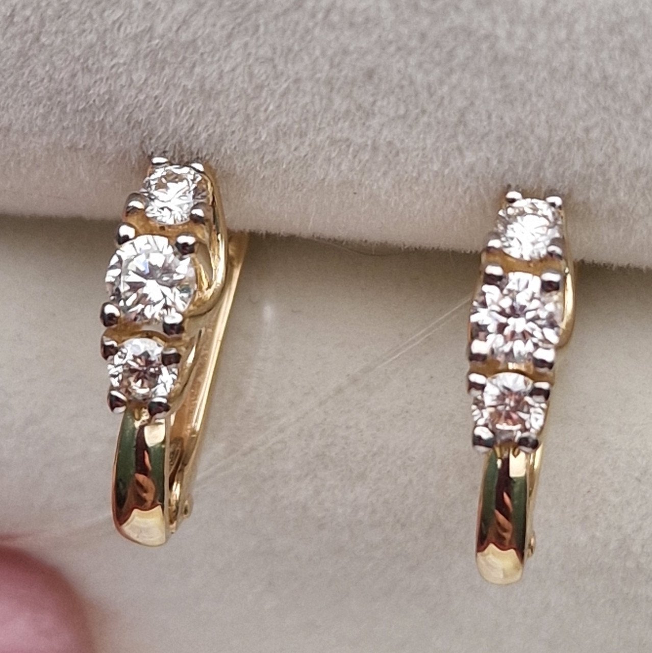 Серьги Deimantas 101075313 2,07гр 0,42ct. купить,NaN