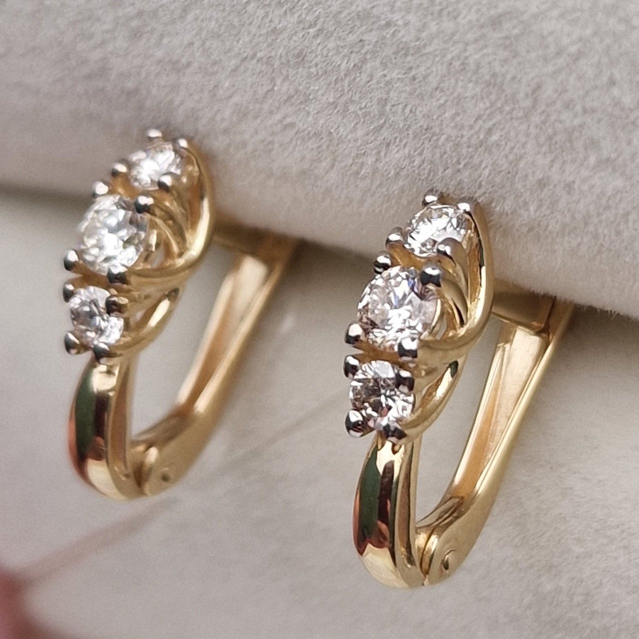 Серьги Deimantas 101075313 2,07гр 0,42ct. купить,NaN