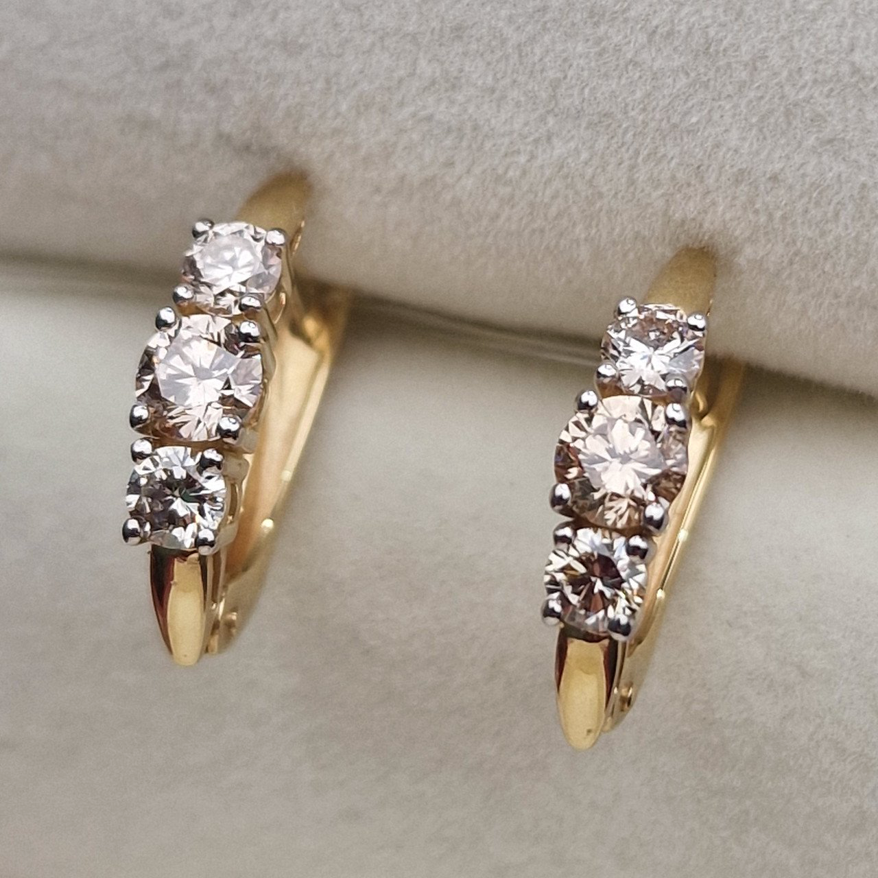 Серьги Deimantas 101075302 2,19гр 0,92ct. купить,NaN