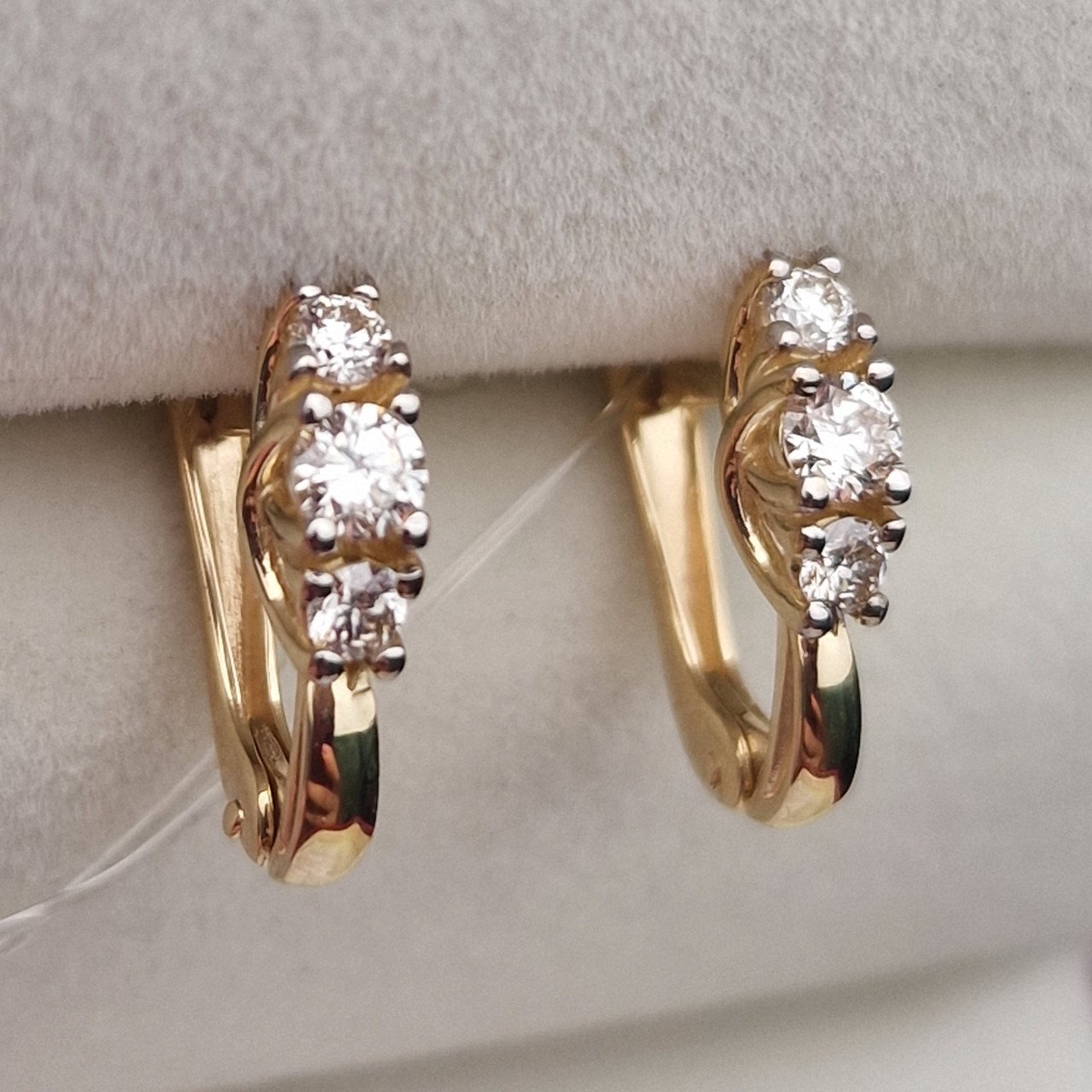 Серьги Deimantas 101075313 2,07гр 0,42ct. купить,NaN