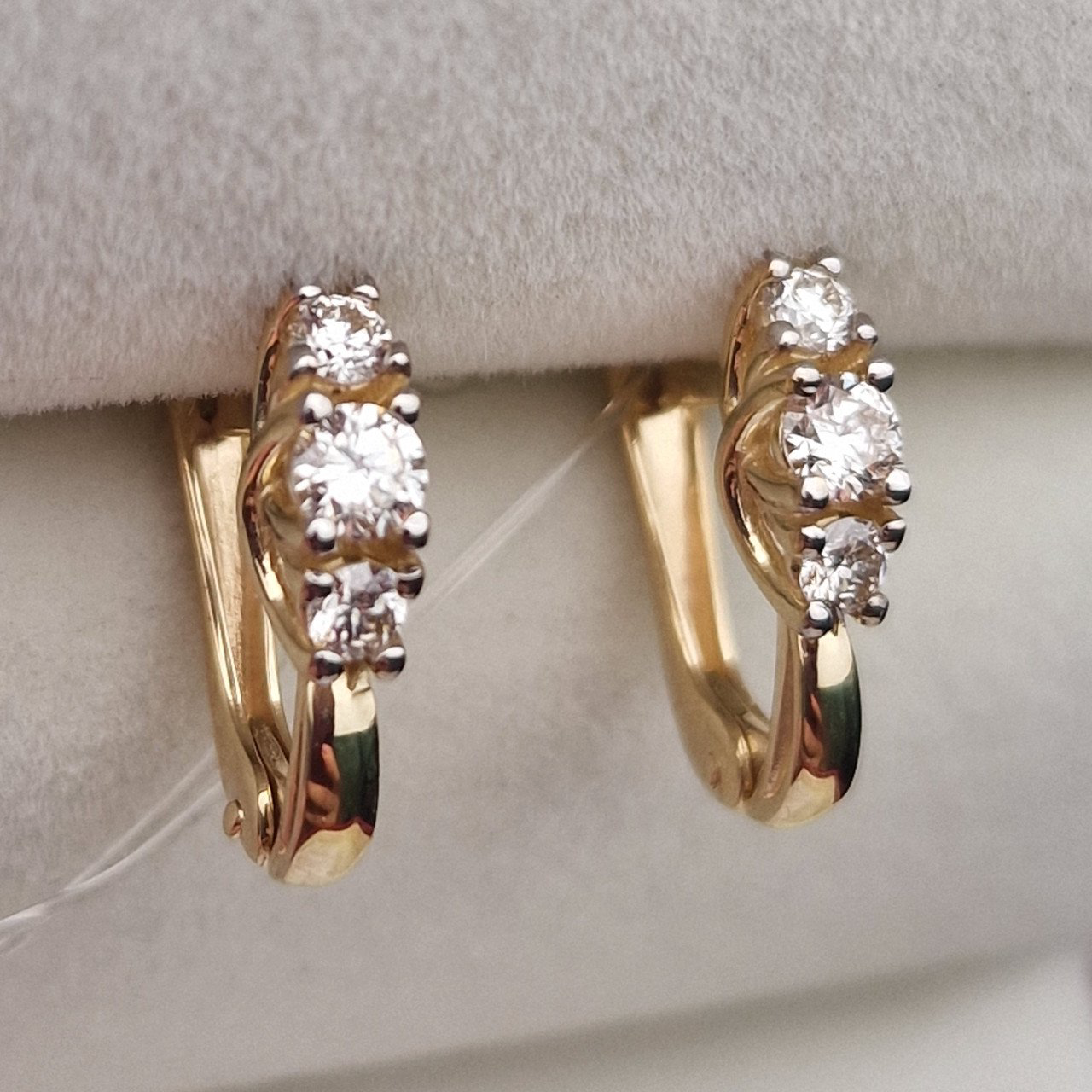 Серьги Deimantas 101075313 2,07гр 0,42ct. купить,NaN