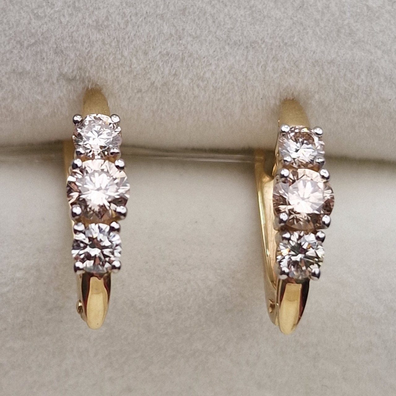 Серьги Deimantas 101075302 2,19гр 0,92ct. купить,NaN