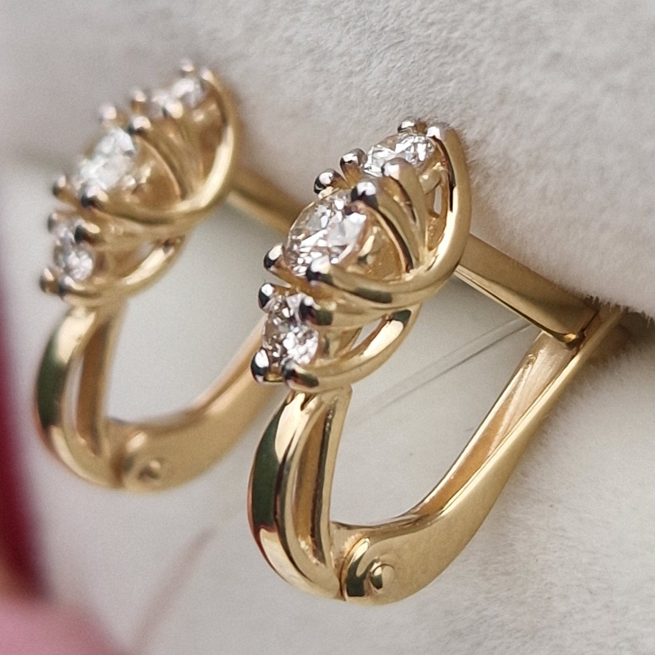 Серьги Deimantas 101075313 2,07гр 0,42ct. купить,NaN