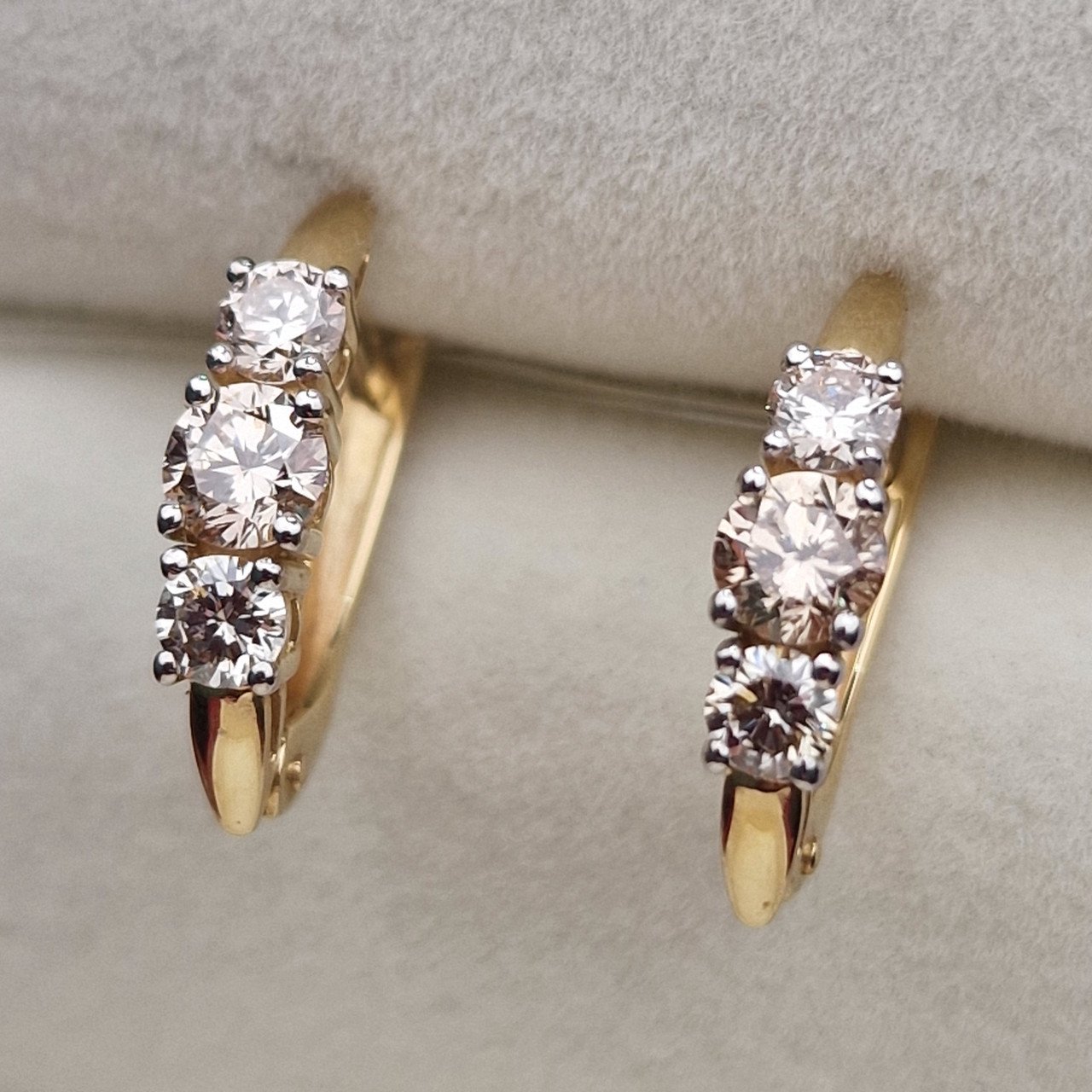 Серьги Deimantas 101075302 2,19гр 0,92ct. купить,NaN
