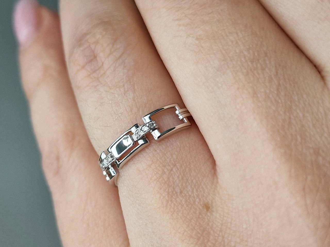 Кольцо Deimantas 101102963 17р 1,35гр 0,022ct. купить,NaN