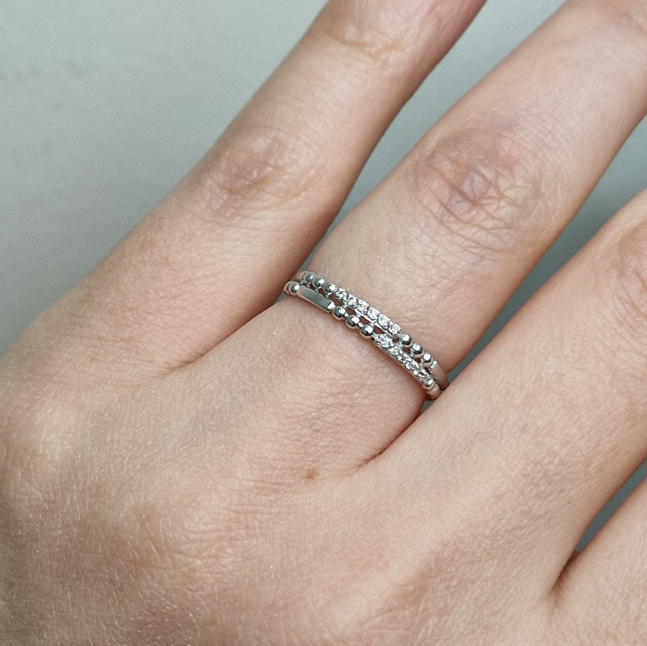 Кольцо Deimantas 101102979 17р 1,48гр 0,053ct. купить,NaN