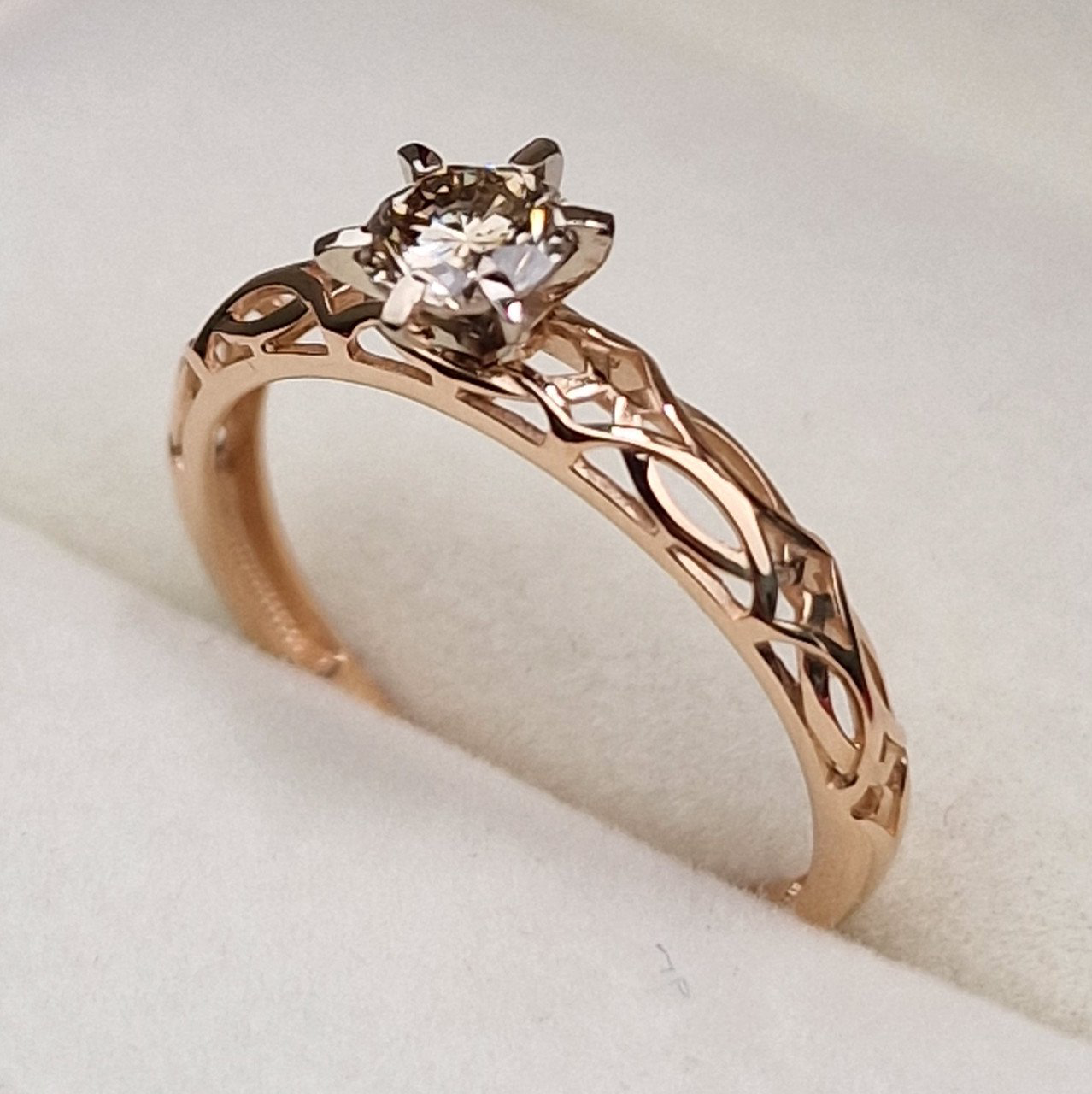 Кольцо Deimantas 101102981 17,5р 1,5гр 0,415ct. купить,NaN