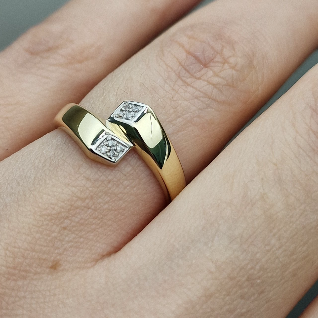 Кольцо Deimantas 101102990 17,5р 1,67гр 0,035ct. купить,NaN