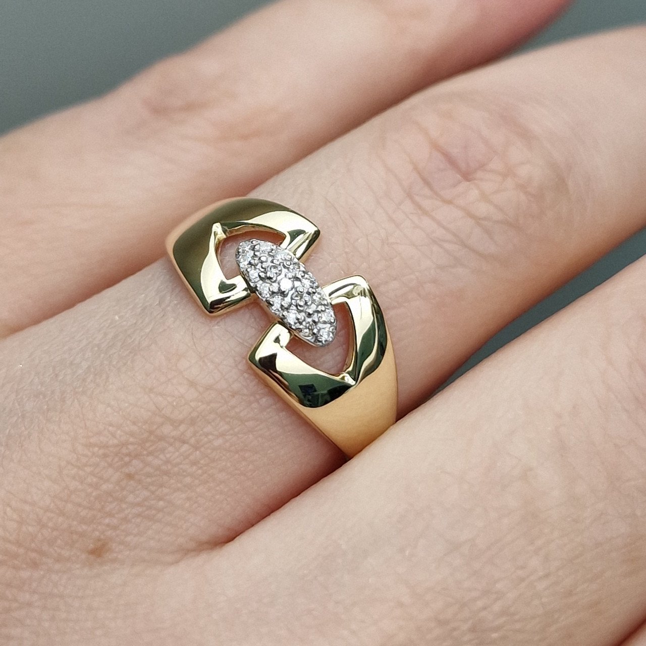 Кольцо Deimantas 101103015 17р 1,71гр 0,073ct. купить,NaN