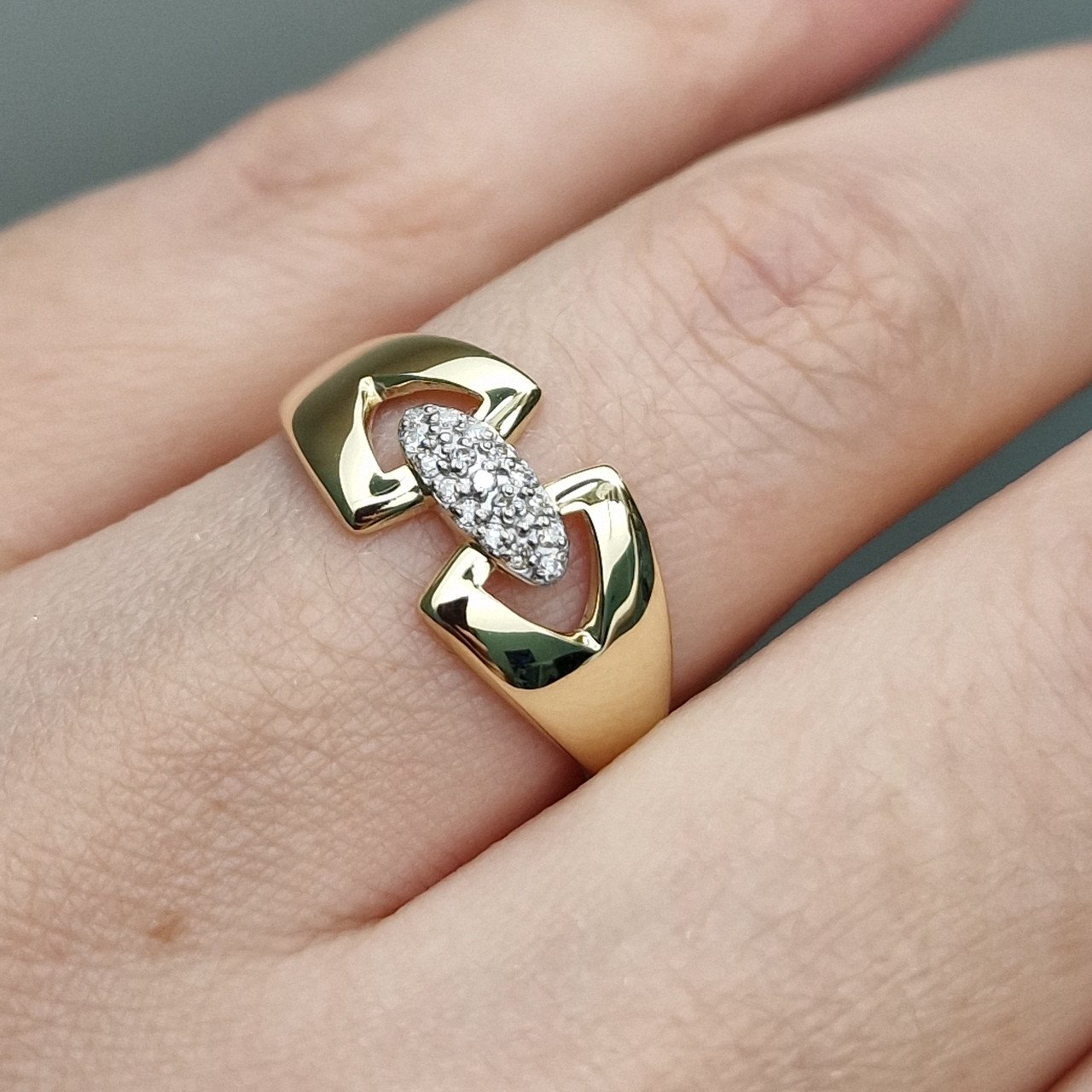 Кольцо Deimantas 101103015 17р 1,71гр 0,073ct. купить,NaN