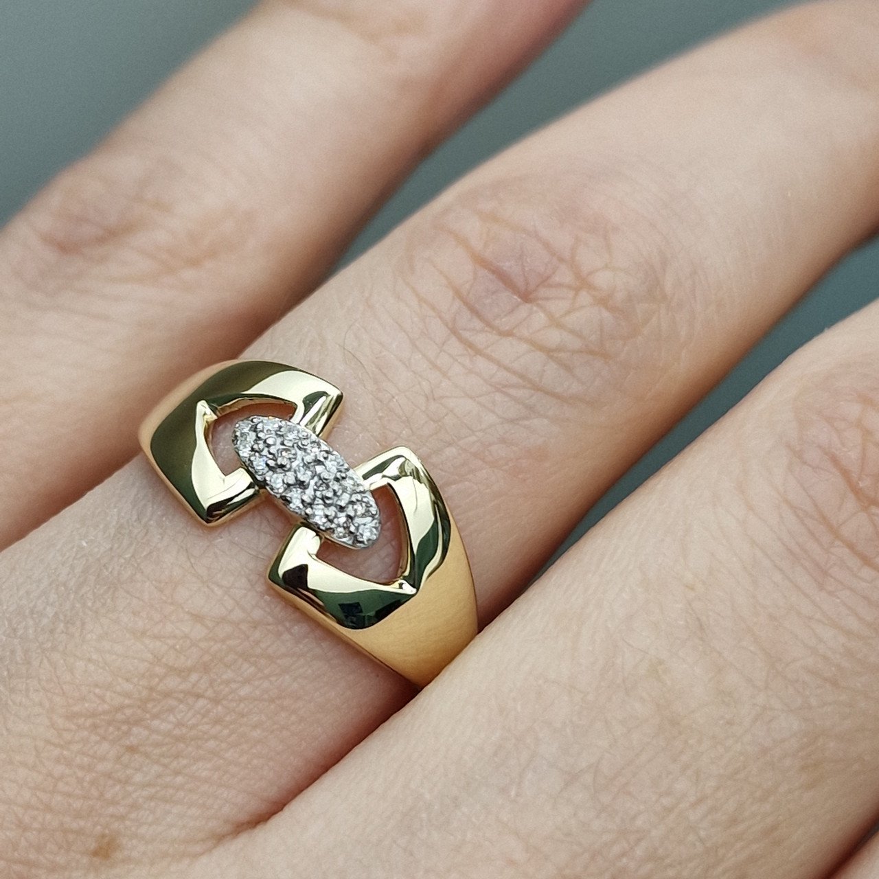 Кольцо Deimantas 101103015 17р 1,71гр 0,073ct. купить,NaN