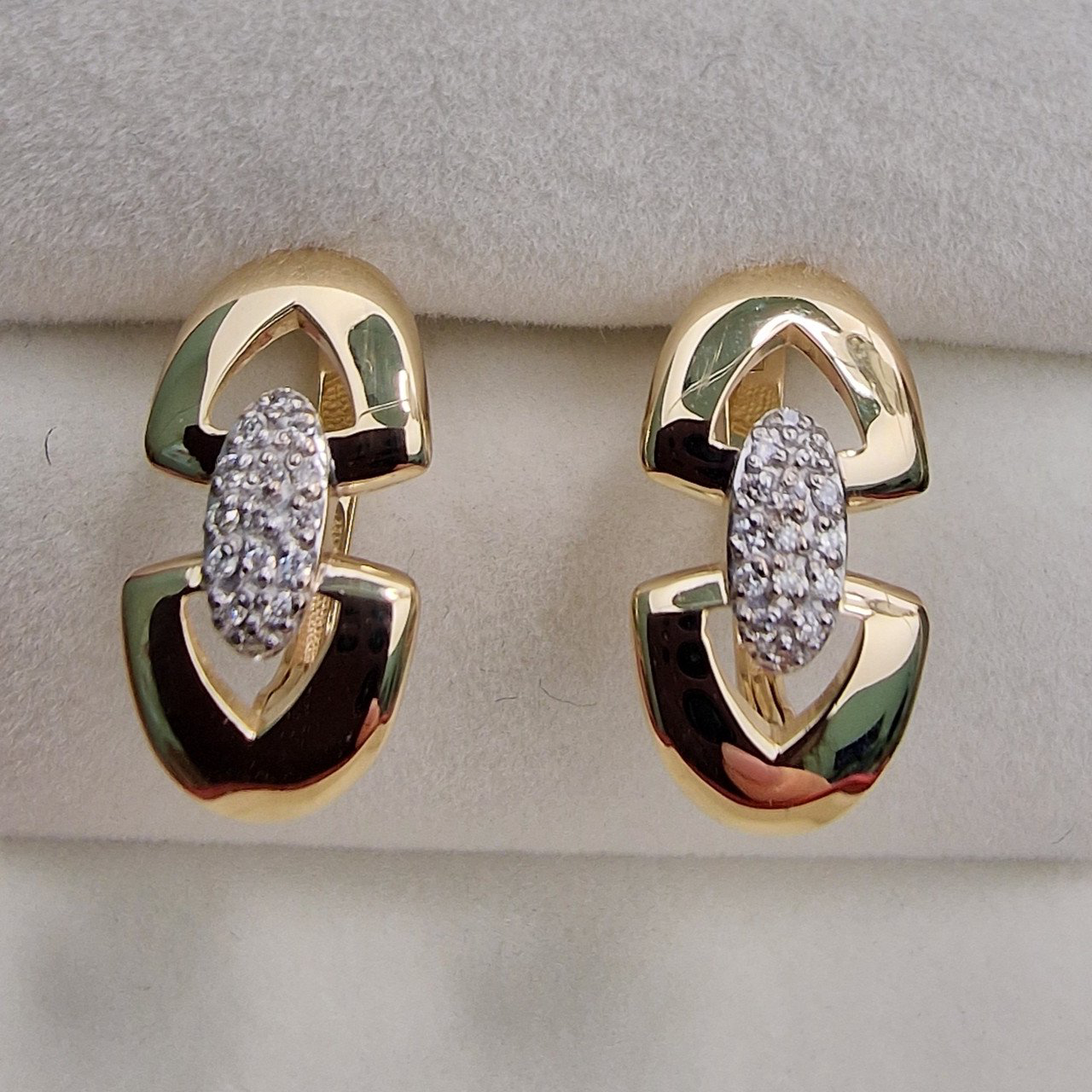 Серьги Deimantas 101103304 2,29гр 0,13ct. купить,NaN
