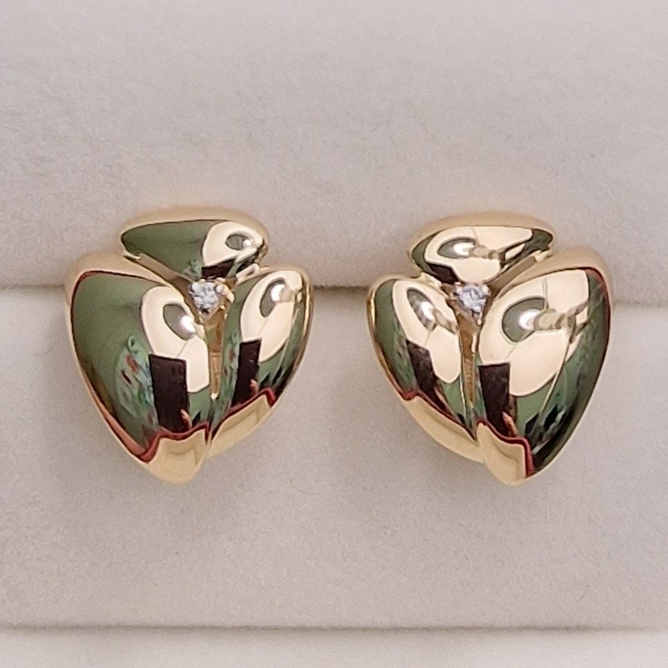 Серьги Deimantas 101103320 3,79гр 0,044ct. купить,NaN