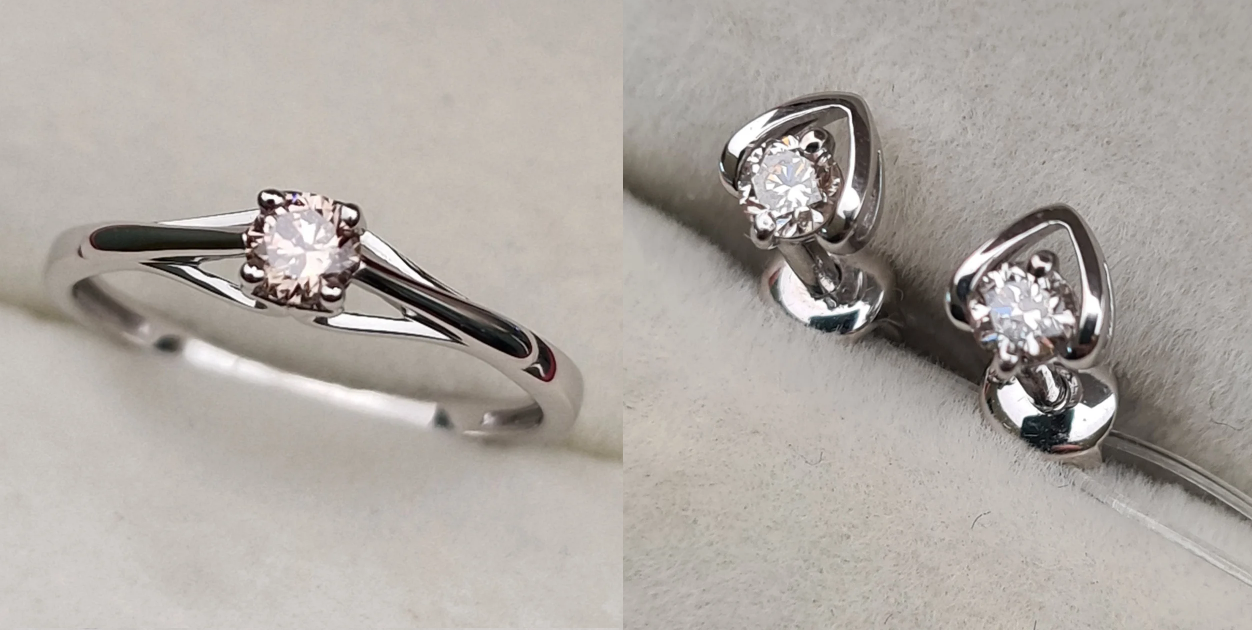 Комплект Deimantas 101118780 0,178ct 0,24ct. купить,NaN