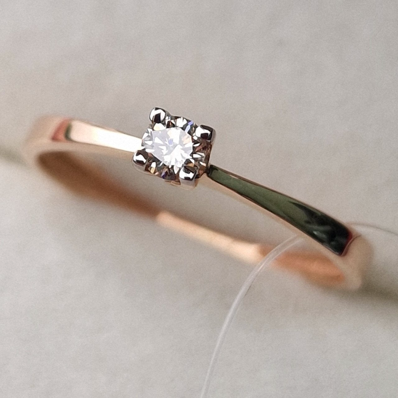 Кольцо Deimantas 100581292 17р 1,23гр 0,105ct. купить,NaN