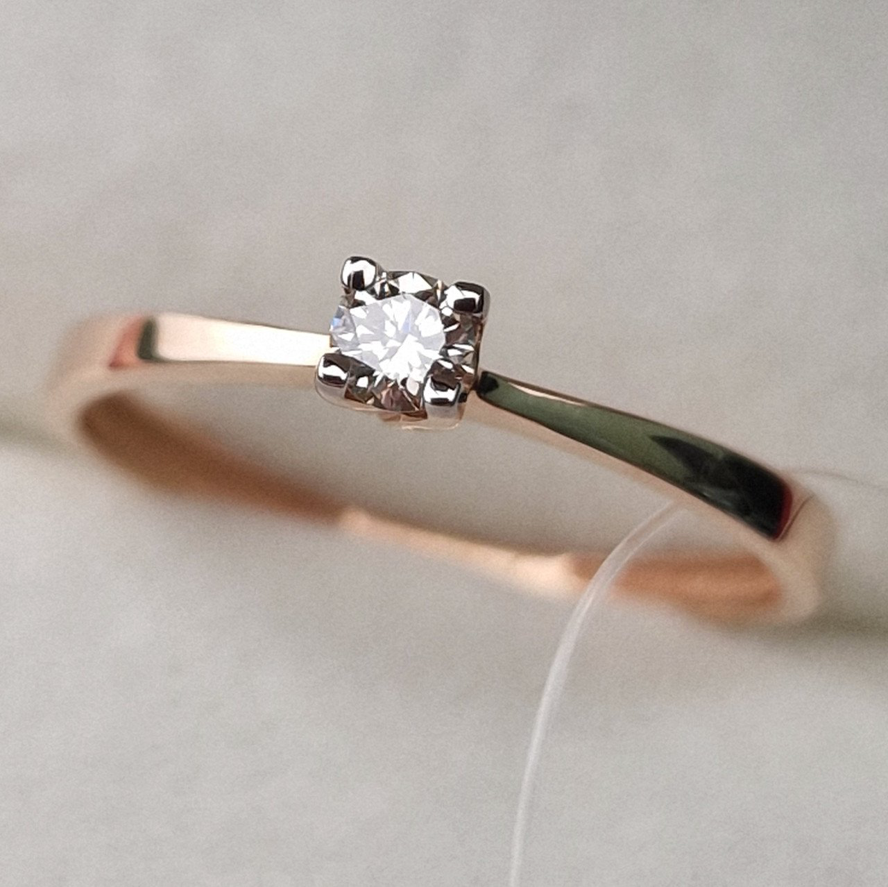 Кольцо Deimantas 100581292 17р 1,23гр 0,105ct. купить,NaN
