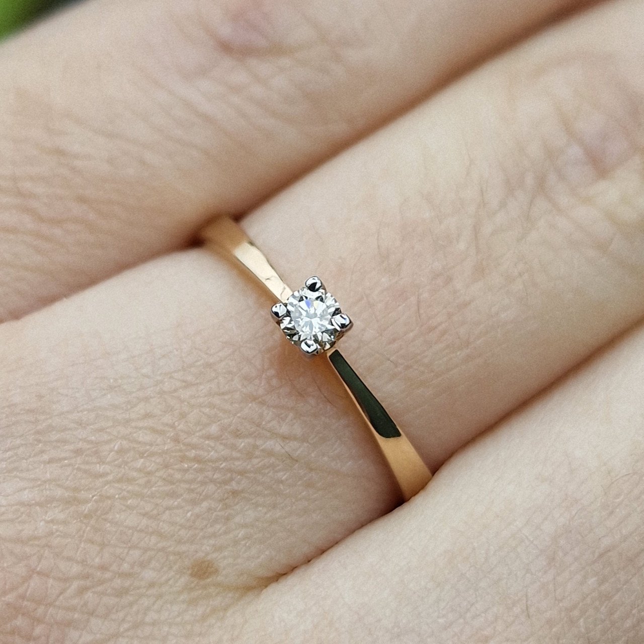 Кольцо Deimantas 100581292 17р 1,23гр 0,105ct. купить,NaN