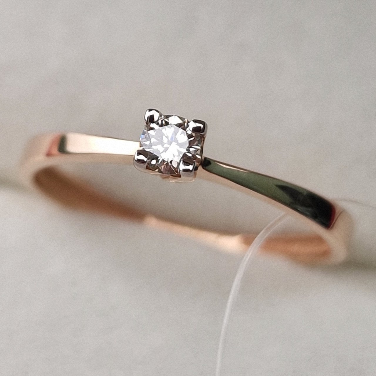 Кольцо Deimantas 100581294 17р 1,23гр 0,112ct. купить,NaN