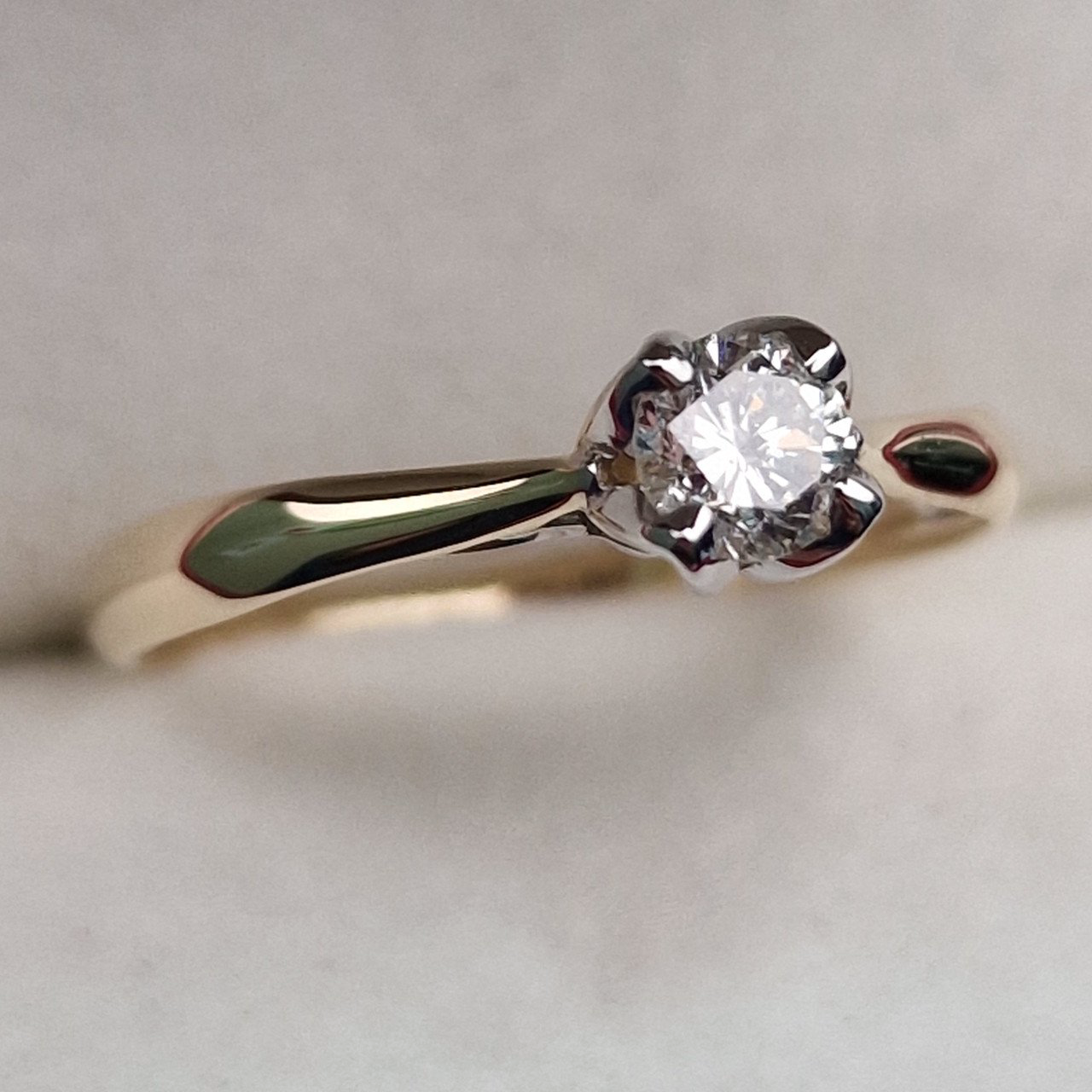 Кольцо Deimantas 100581314 16,5р 1,98гр 0,317ct. купить,NaN