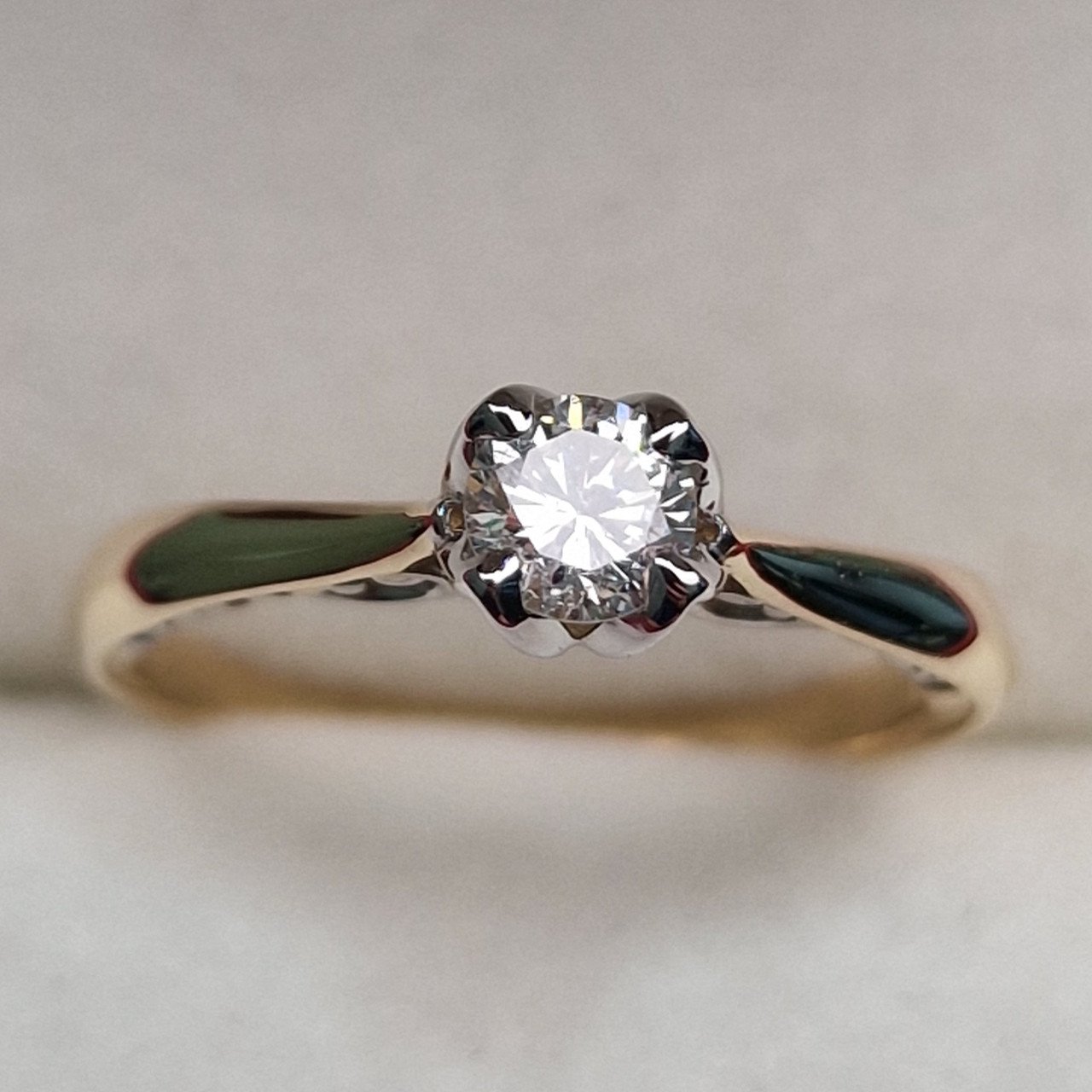 Кольцо Deimantas 100581314 16,5р 1,98гр 0,317ct. купить,NaN