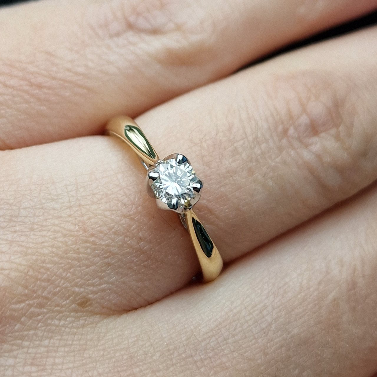 Кольцо Deimantas 100581314 16,5р 1,98гр 0,317ct. купить,NaN