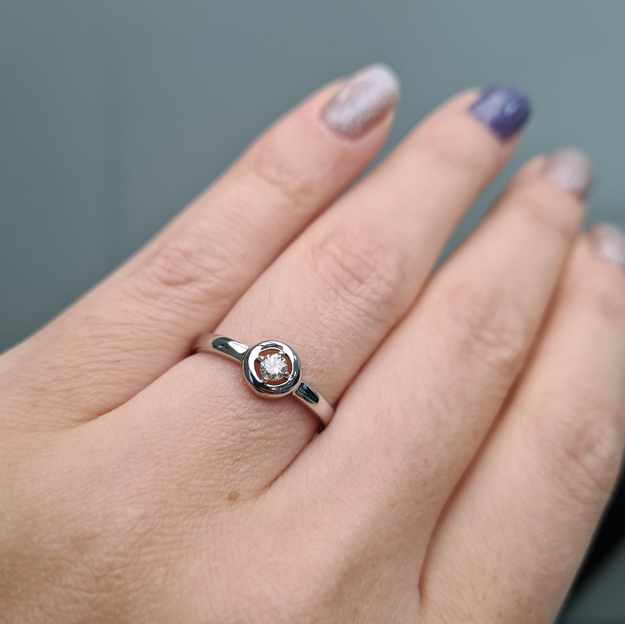 Кольцо Deimantas 100591561 16,5р 1,58гр 0,085ct. купить,NaN