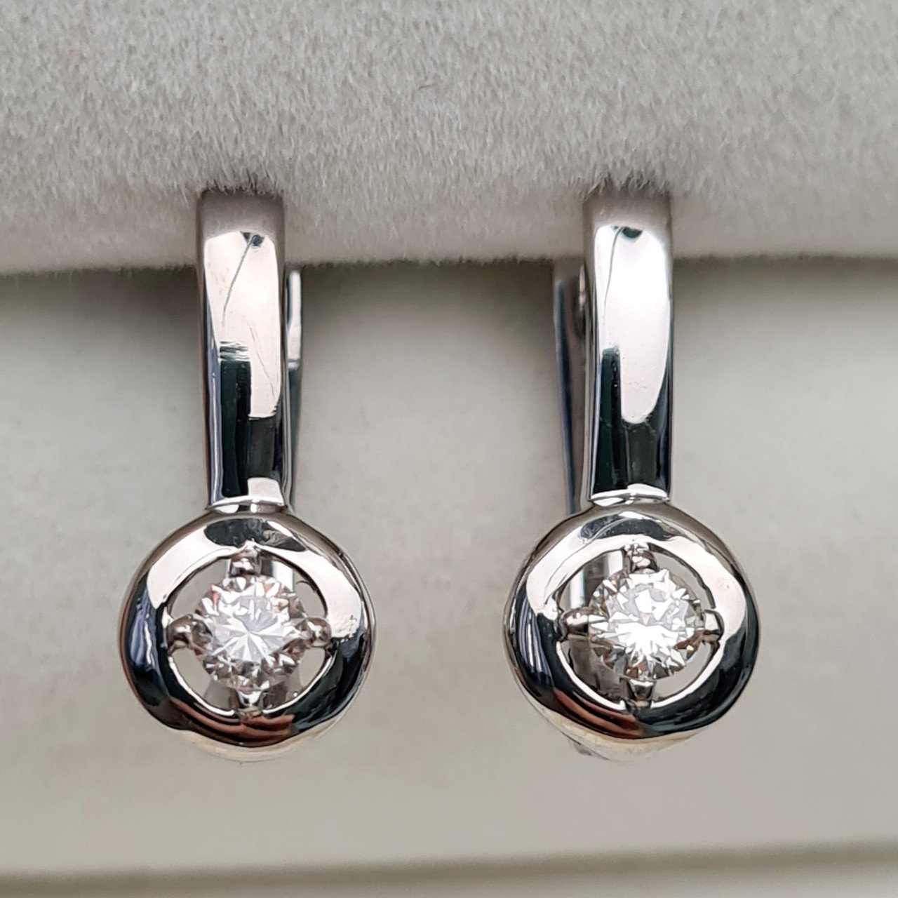 Серьги Deimantas 100593441 2,73гр 0,164ct. купить,NaN