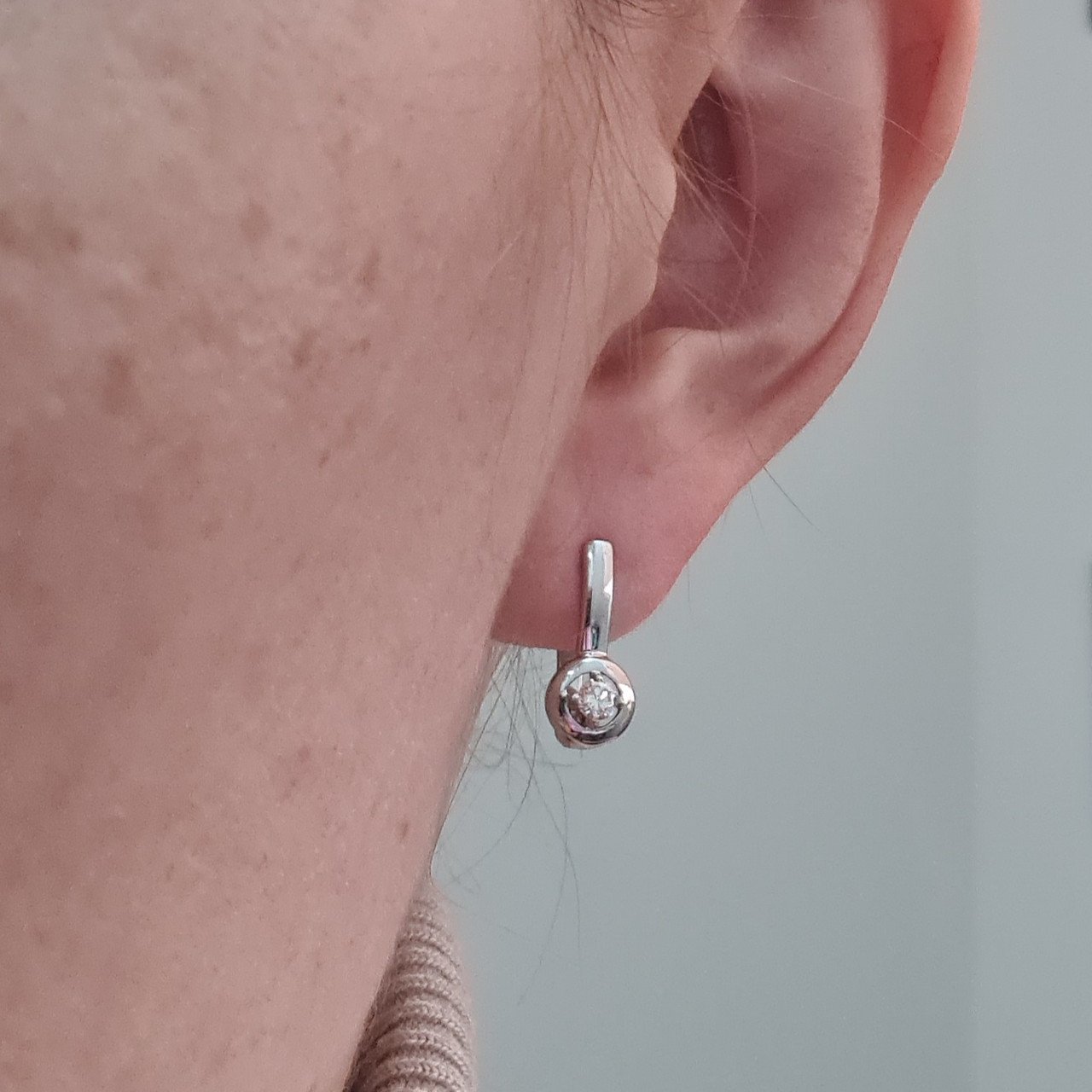 Серьги Deimantas 100593441 2,73гр 0,164ct. купить,NaN