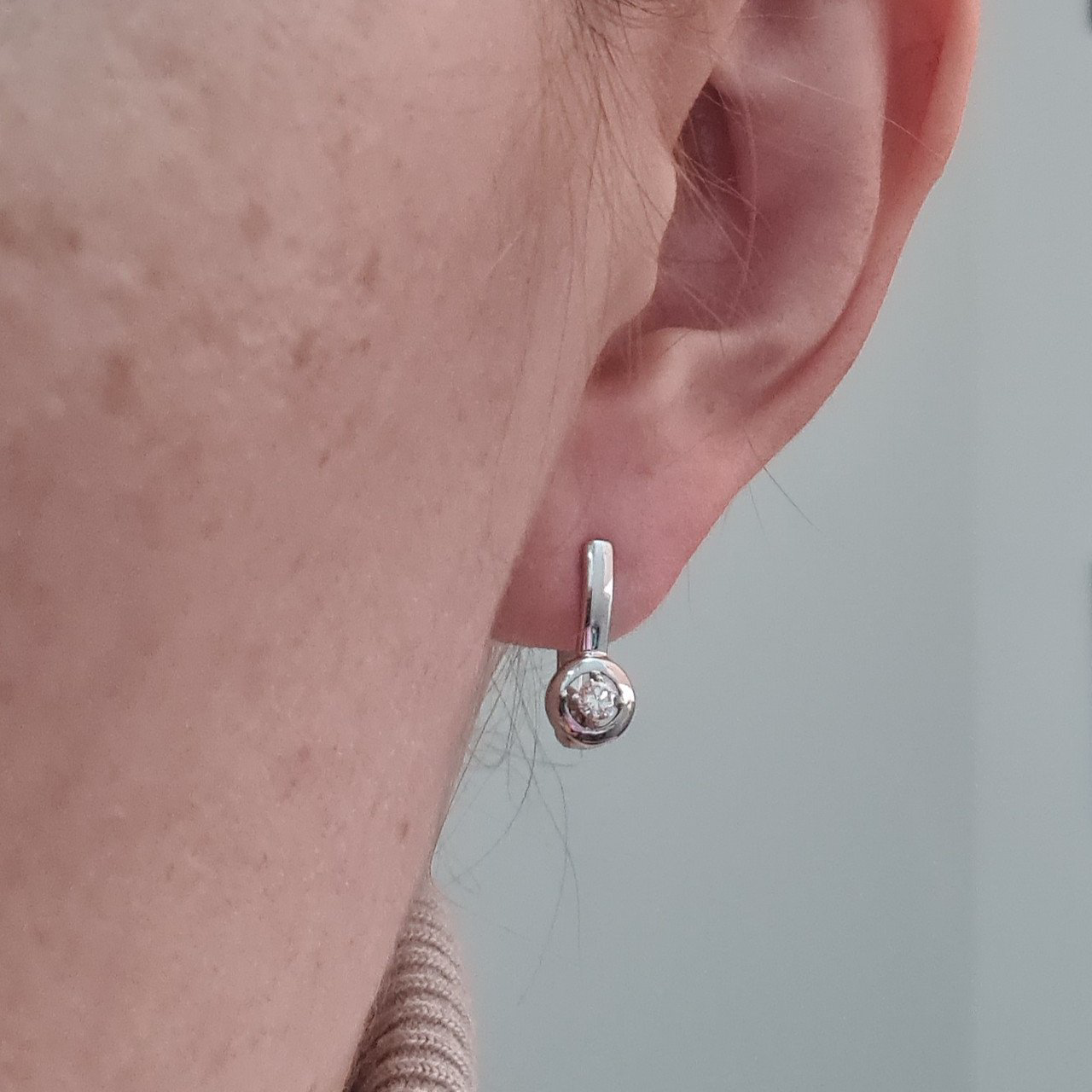 Серьги Deimantas 100593441 2,73гр 0,164ct. купить,NaN