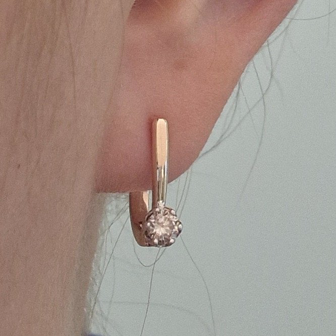 Серьги Deimantas 100593717 2,5гр 0,41ct. купить,NaN