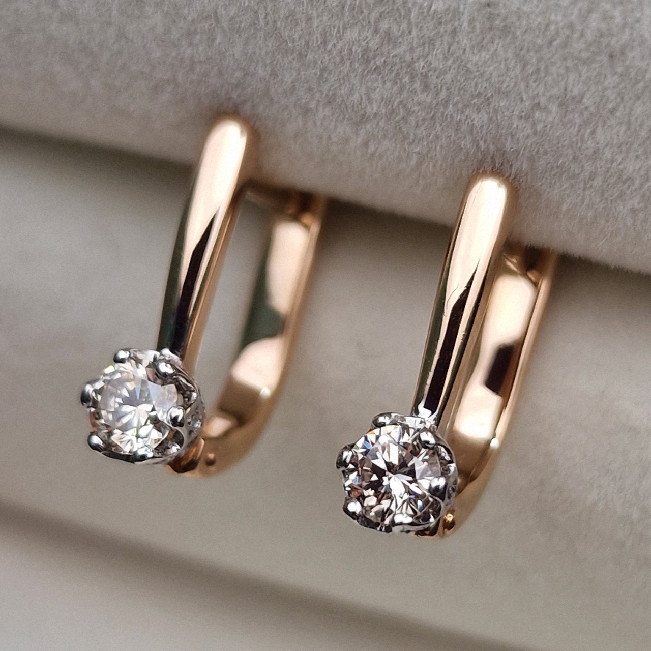 Серьги Deimantas 100593717 2,5гр 0,41ct. купить,NaN