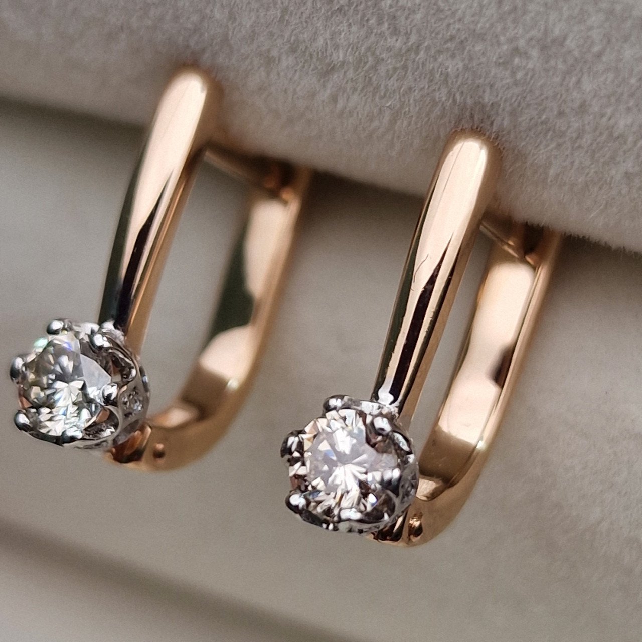 Серьги Deimantas 100593717 2,5гр 0,41ct. купить,NaN