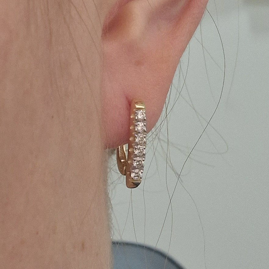 Серьги Deimantas 100596982 2,18гр 0,40ct. купить,NaN